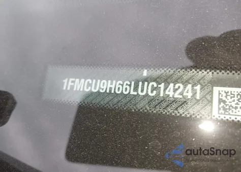 2020 Ford Escape Sel z USA, uszkodzony, nr VIN 1FMCU9H66LUC14241